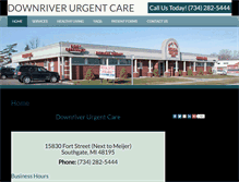 Tablet Screenshot of downriverurgentcare.com